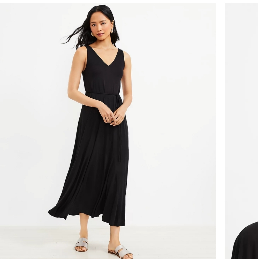 Loft midi dress size Large